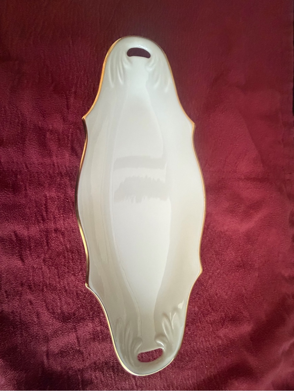 Vintage Lenox open butter tray
